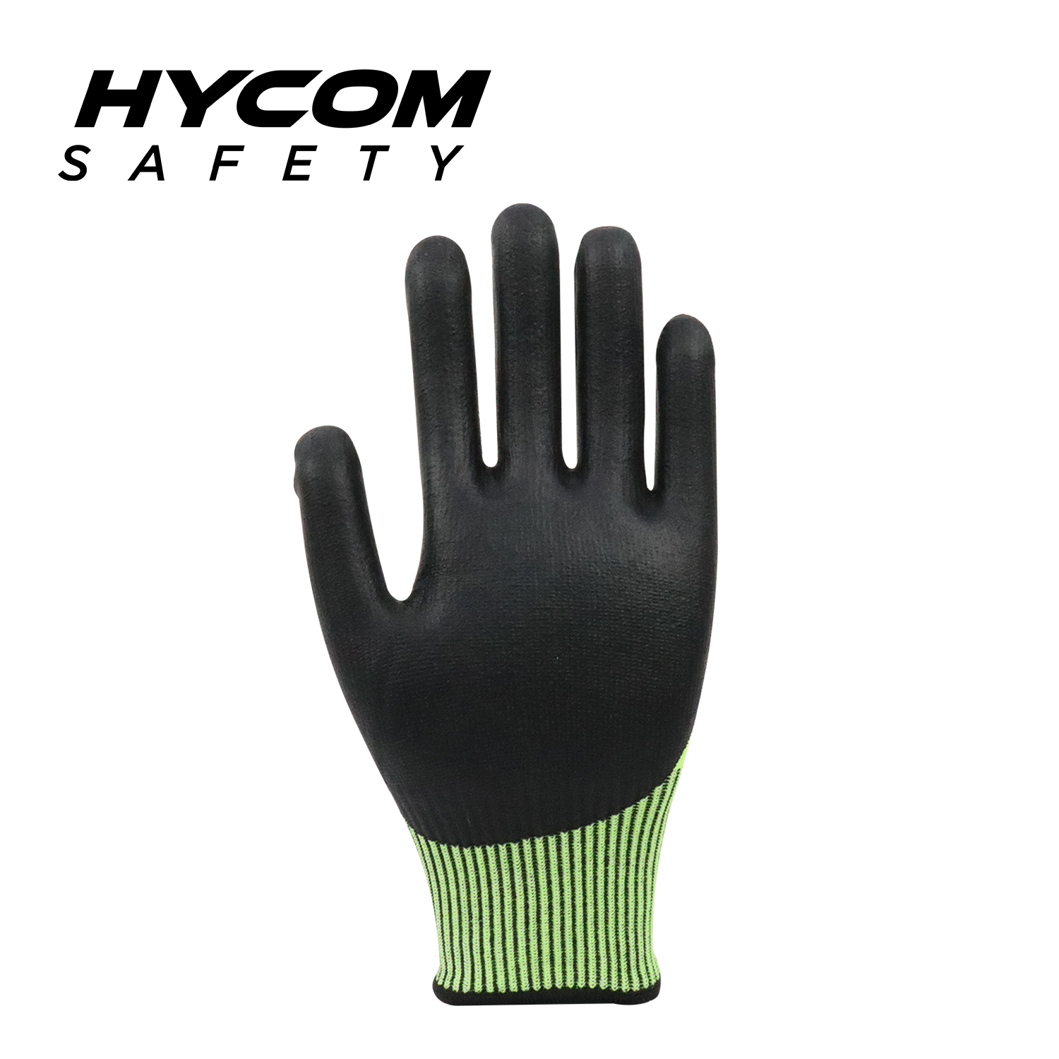 HYCOM 13GG ANSI 5 Guantes resistentes a cortes con revestimiento de nitrilo de 3/4 Guantes de trabajo PPE