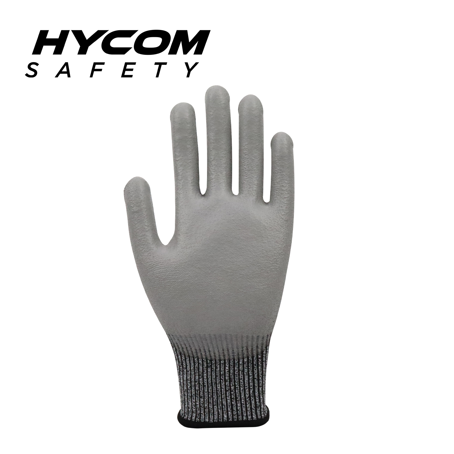 HYCOM 13G ANSI 2 Nivel de corte 3 Guantes resistentes a cortes con recubrimiento de poliuretano en la palma Guantes PPE