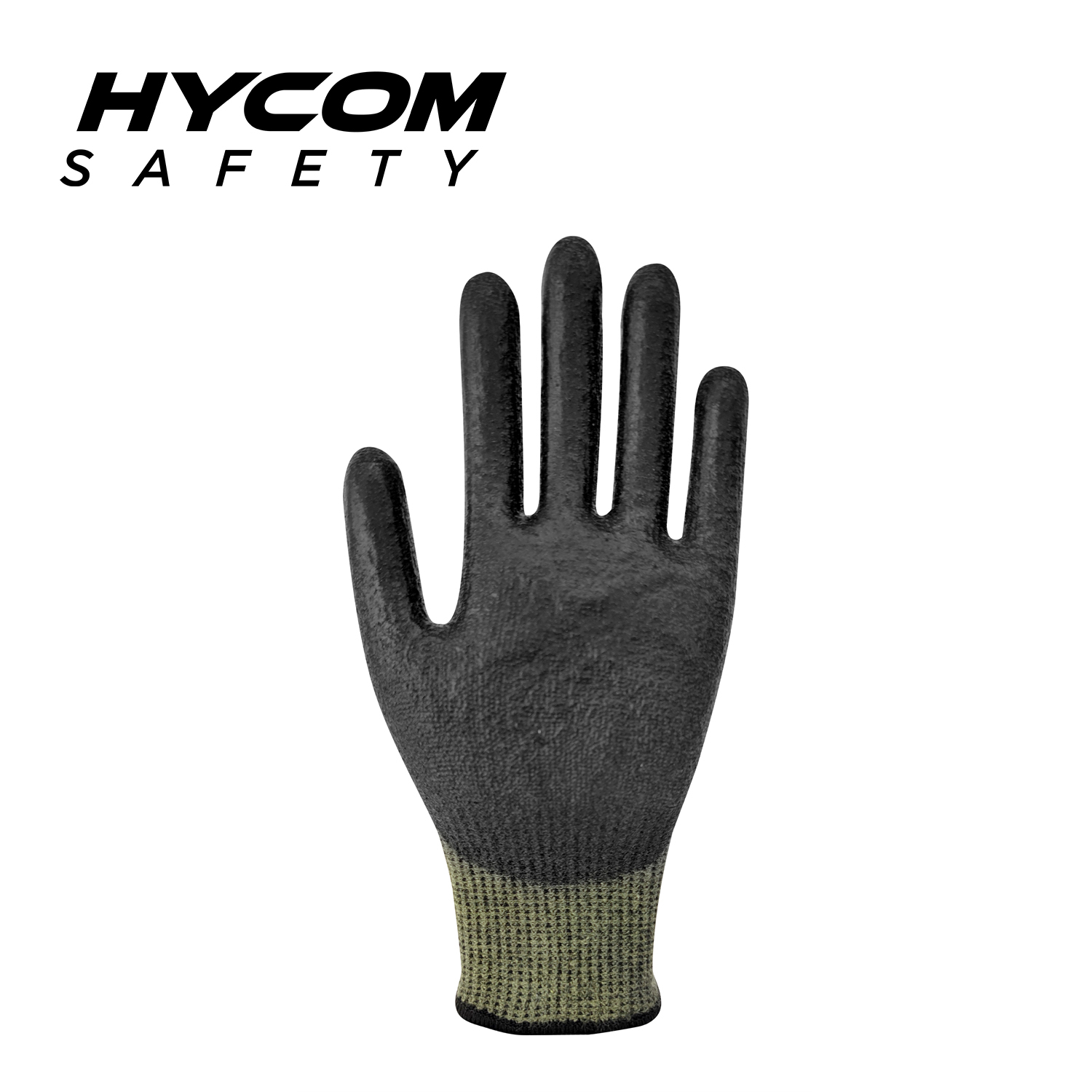 HYCOM 13G ANSI 9 Guantes resistentes a cortes recubiertos con palma PU Aramida Guantes PPE