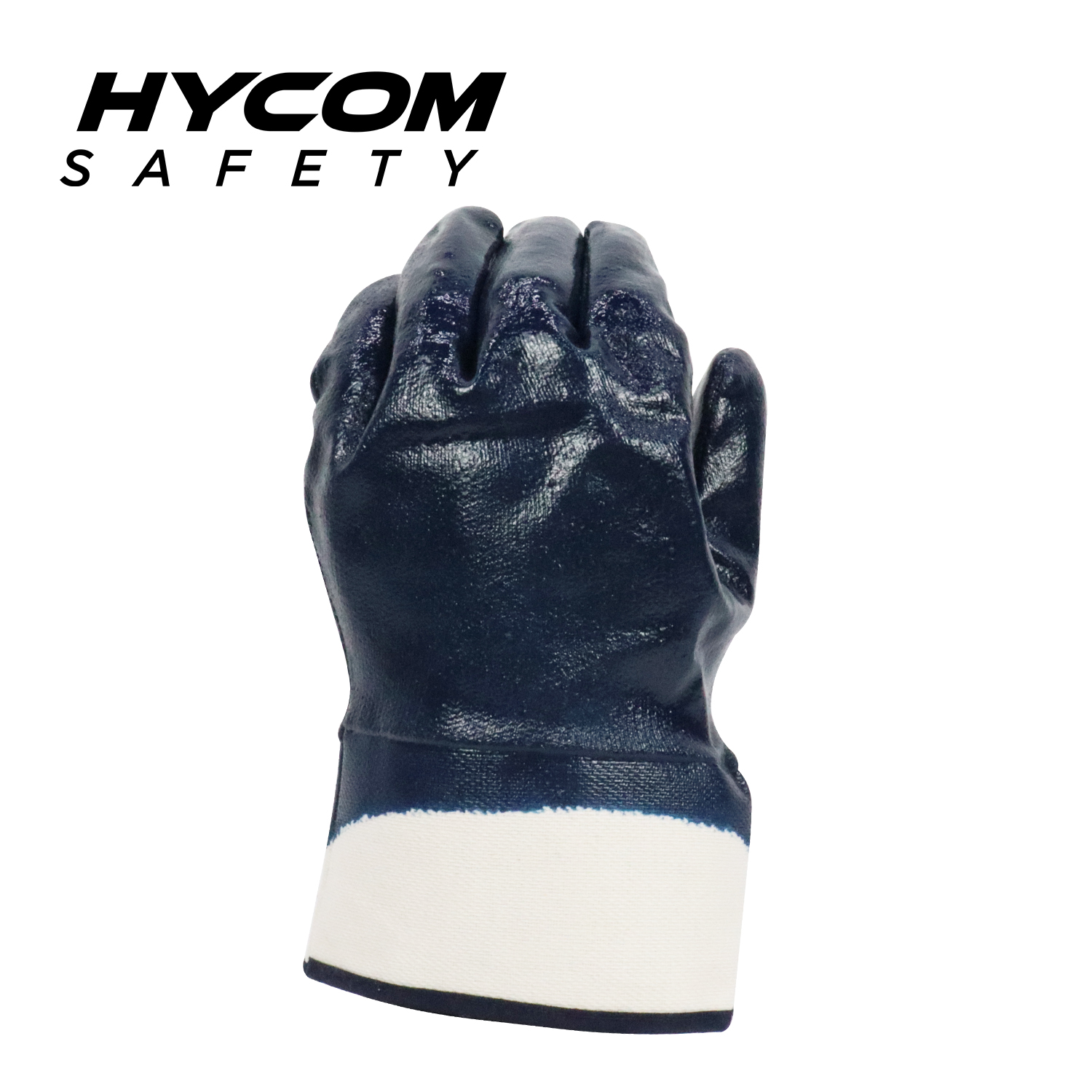 HYCOM ANSI 2 Guante de algodón con revestimiento de nitrilo Guante de trabajo resistente al aceite