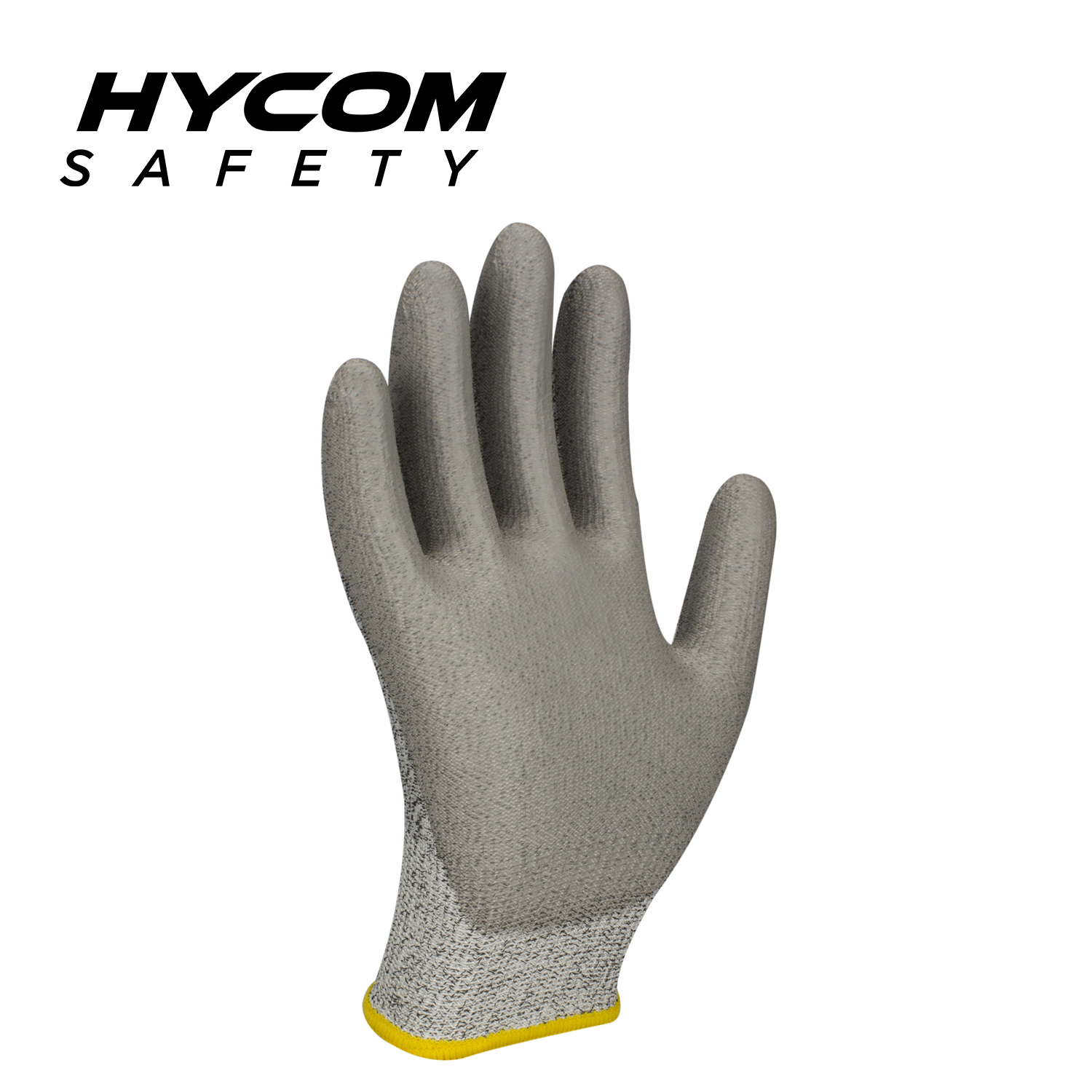 HYCOM 13G ANSI 2 Guantes resistentes a cortes recubiertos con poliuretano en la palma Guantes de seguridad laboral PPE