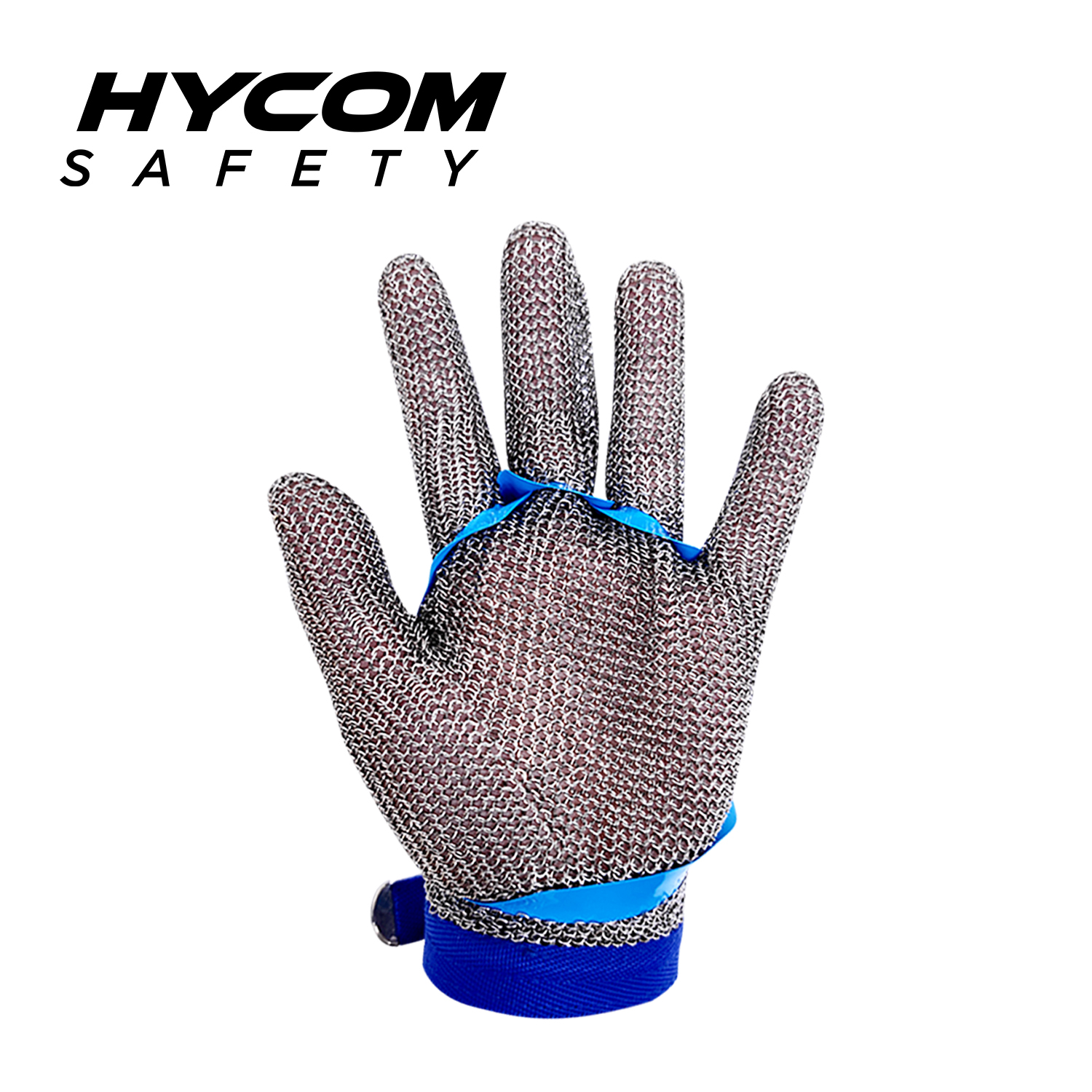 HYCOM ANSI 9 316L Acero inoxidable Anillo resistente a los cortes Guantes para tejer Guantes aptos para uso alimentario